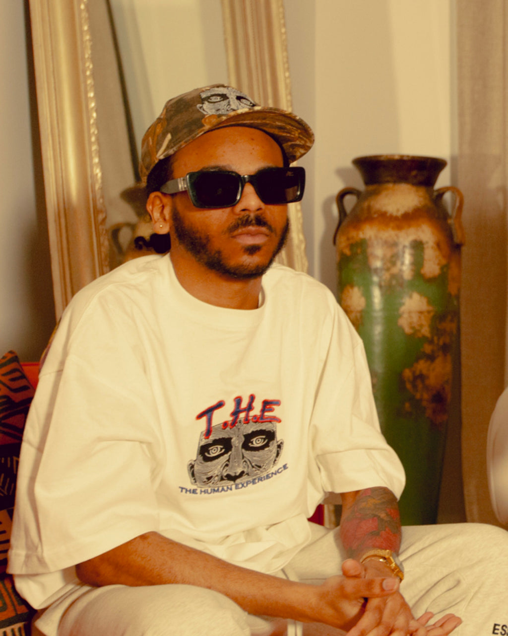 T. H. E. Face Logo Tee